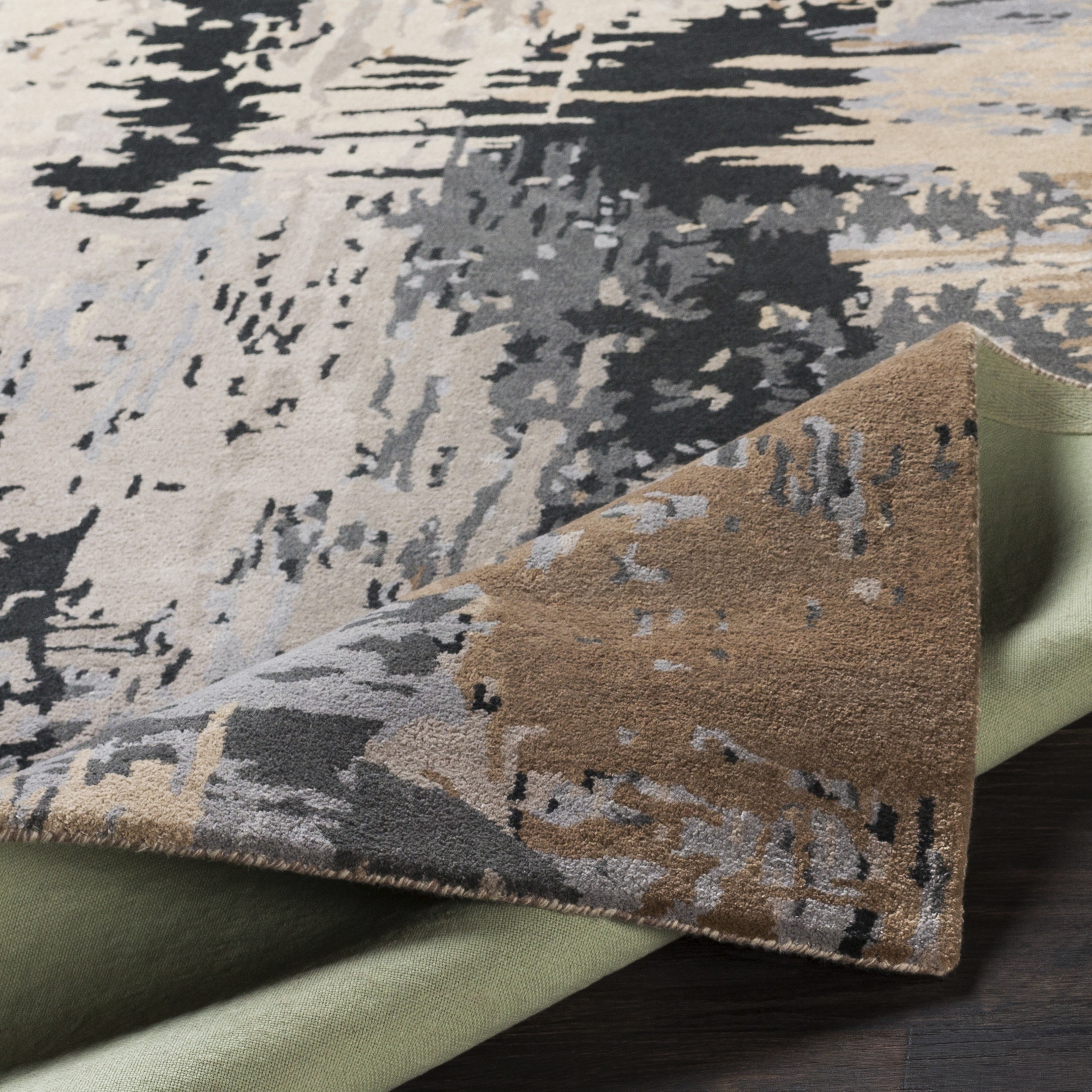 Banshee Beige Indoor 3'3" x 5'3" Handmade Rug - Image 4