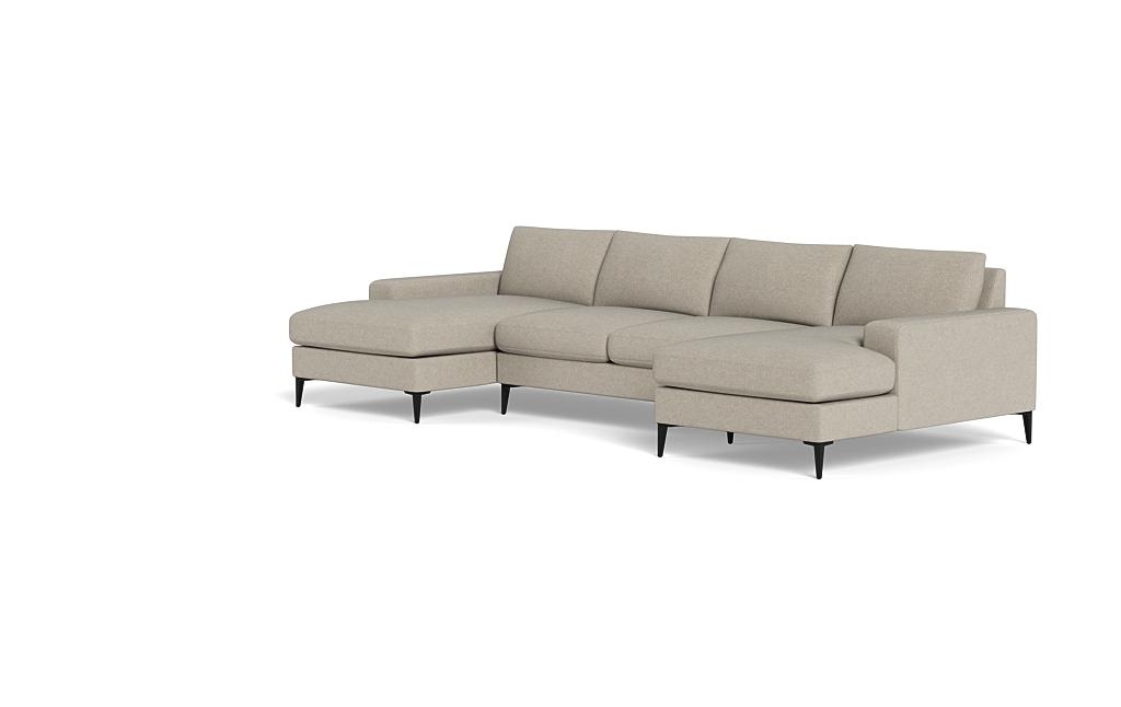 Saylor Wide Arm 3-Piece U-Sectional - Image 2