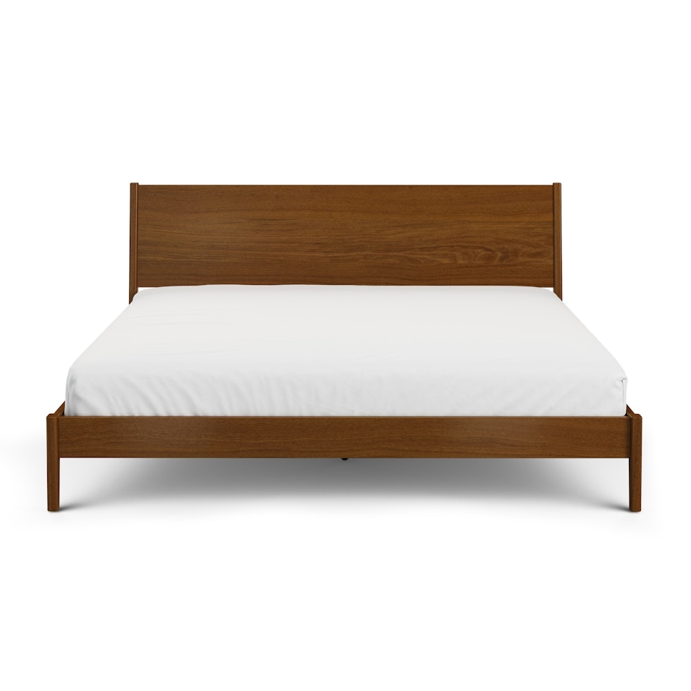 Cooper King Low Profile Bed - Walnut - Image 1