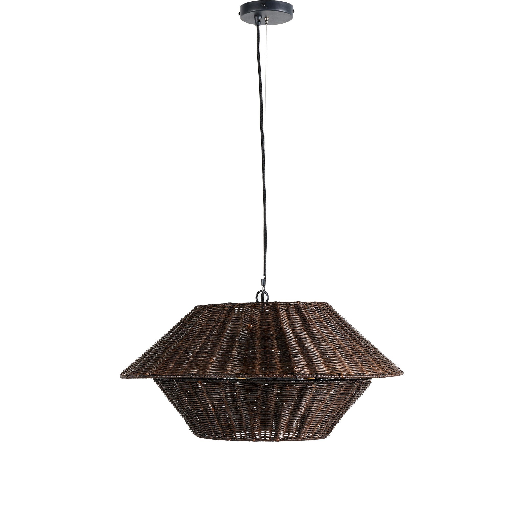 Mccarthy Pendant - Brown Rattan - Image 0