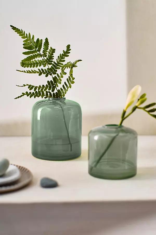 Glass Bud Vases, Set of 2 - Image 0