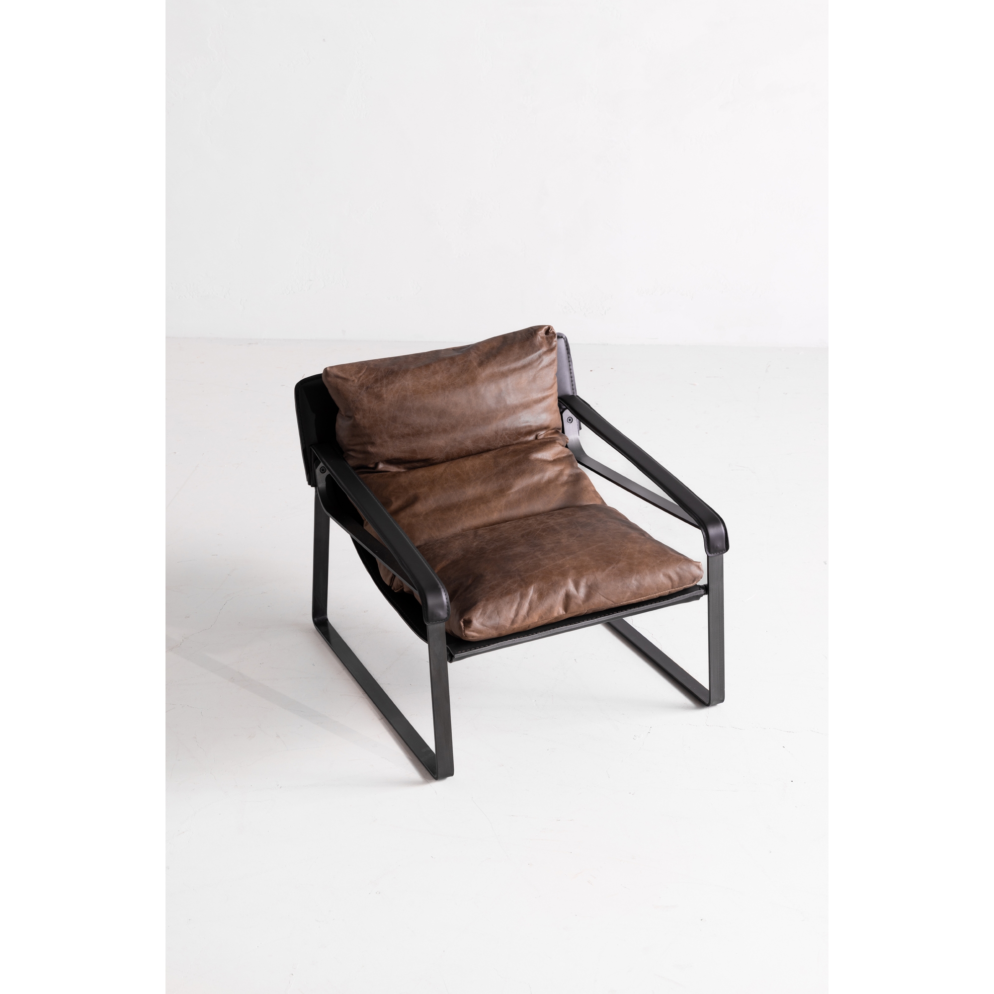 Connor Club Chair Open Road Brown Leather - Image 8