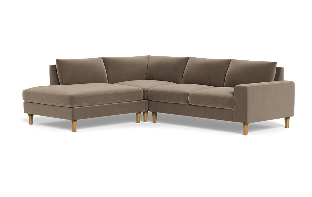 Saylor Wide Arm 3-Seat Left Bumper Sectional - Image 2