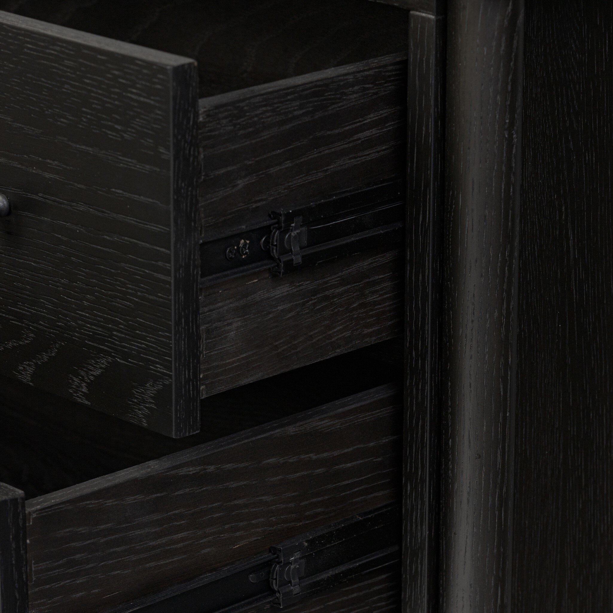 Roark Nightstand - Ebony Oak Veneer - Image 12