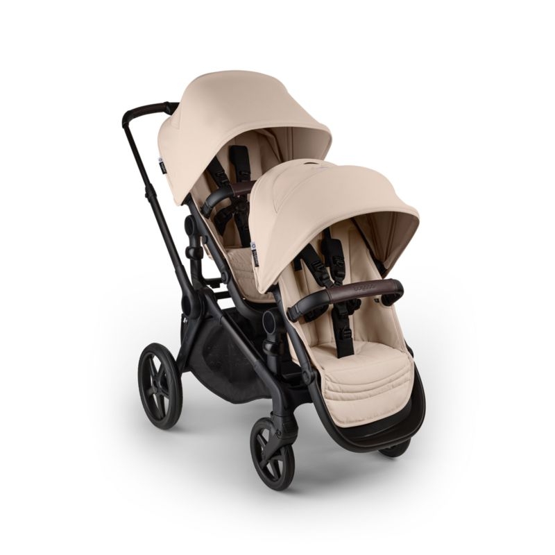 Bugaboo Kangaroo Complete Baby Stroller Desert Taupe Sibling Seat - Image 6