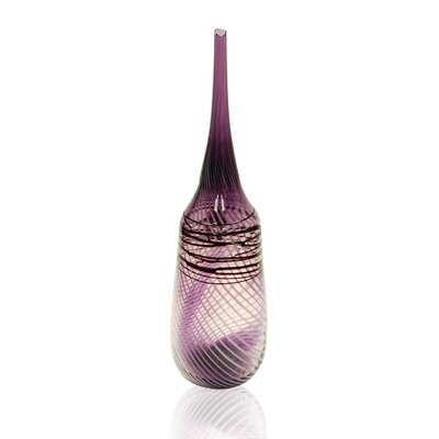 Branker Violet 26" Glass Floor Vase - Image 0