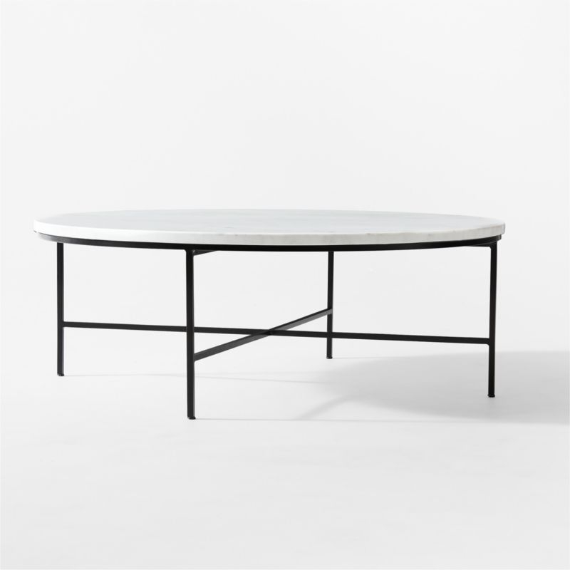 Irwin White Marble Coffee Table Model 8713 by Paul McCobb - Image 2