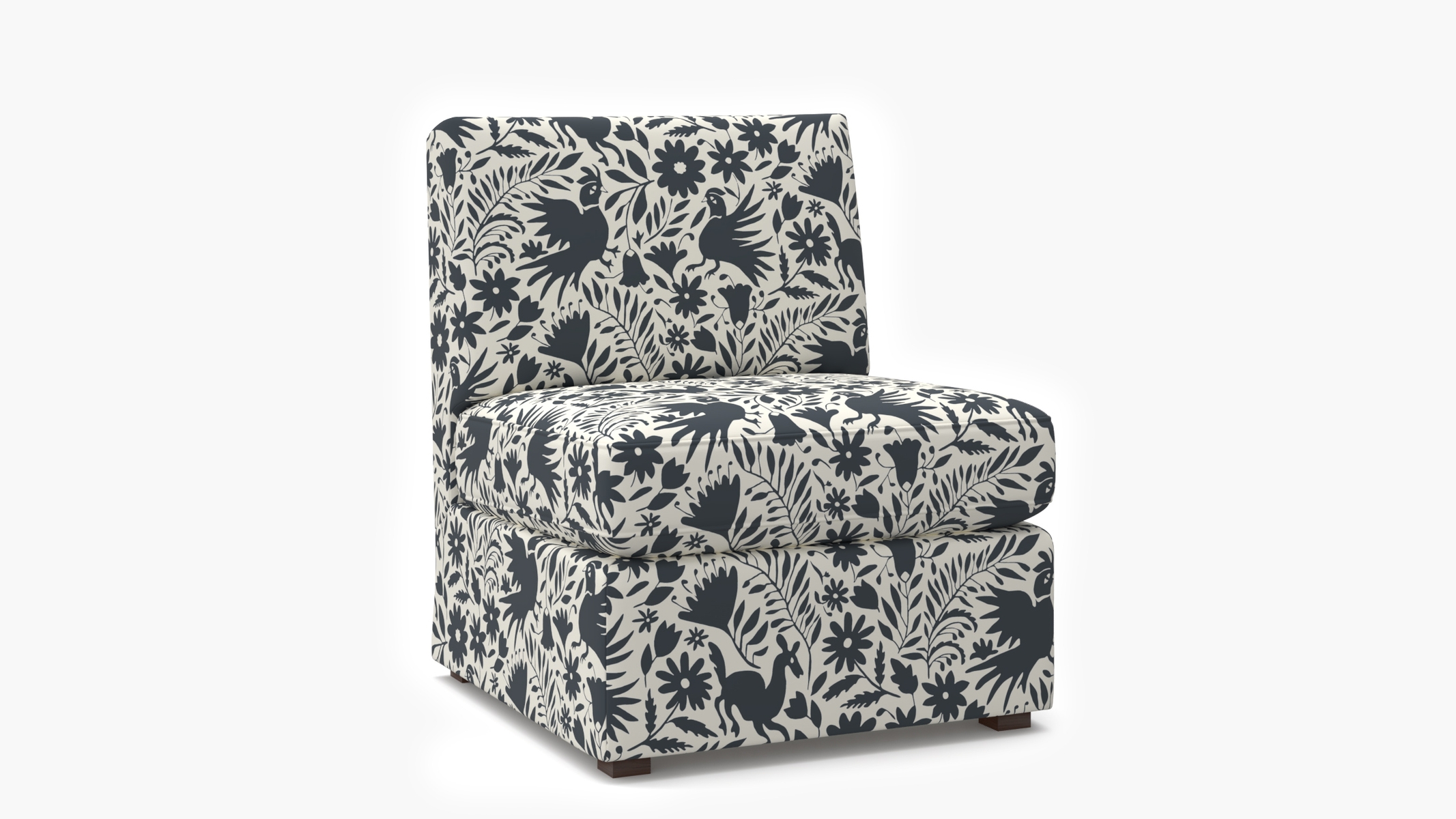 Grande Slipper Chair, Ink Frida - Image 1