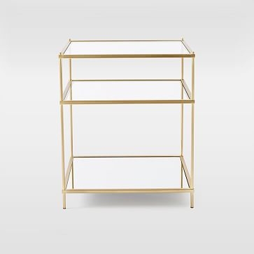 Terrace (22") Nightstand, Antique Brass Finish - Image 2