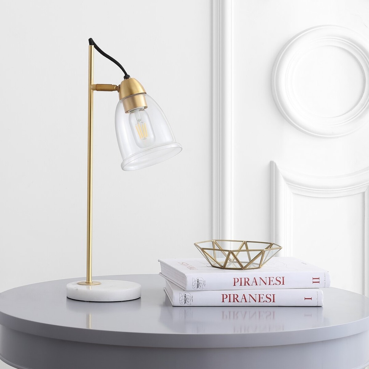Gibson Table Lamp - White / Gold - Safavieh - Image 1