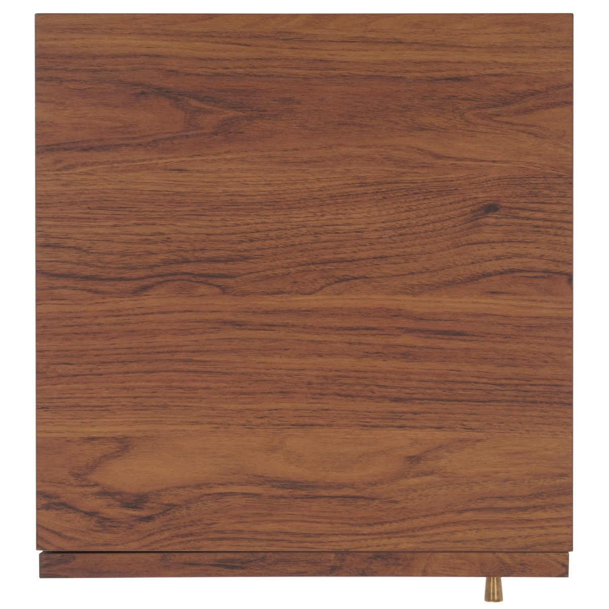 Ophelia 1 Door Nightstand - Walnut / Natural - Safavieh - Image 6
