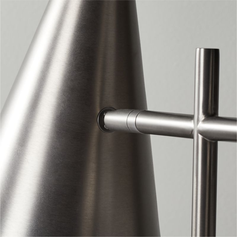 Exposior Gunmetal and Walnut Table Lamp Model 2014 - Image 2
