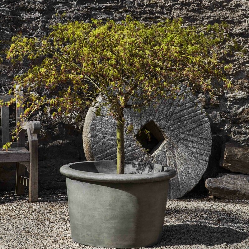 Campania International Palo Alto Cast Stone Pot Planter - Image 0