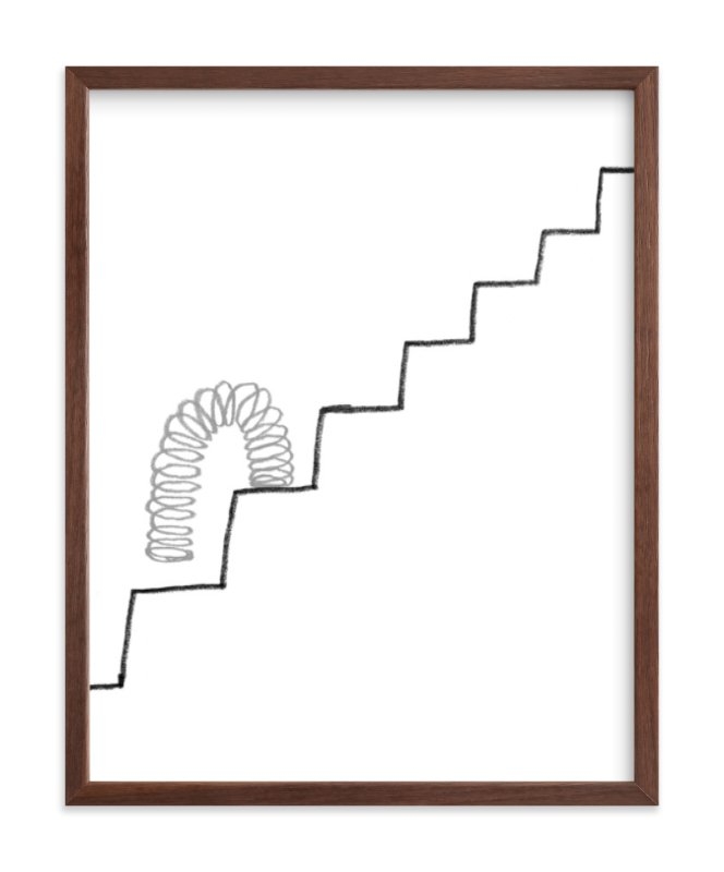 Slinky On The Stairs Limited Edition Fine Art Print 1 - Image 0