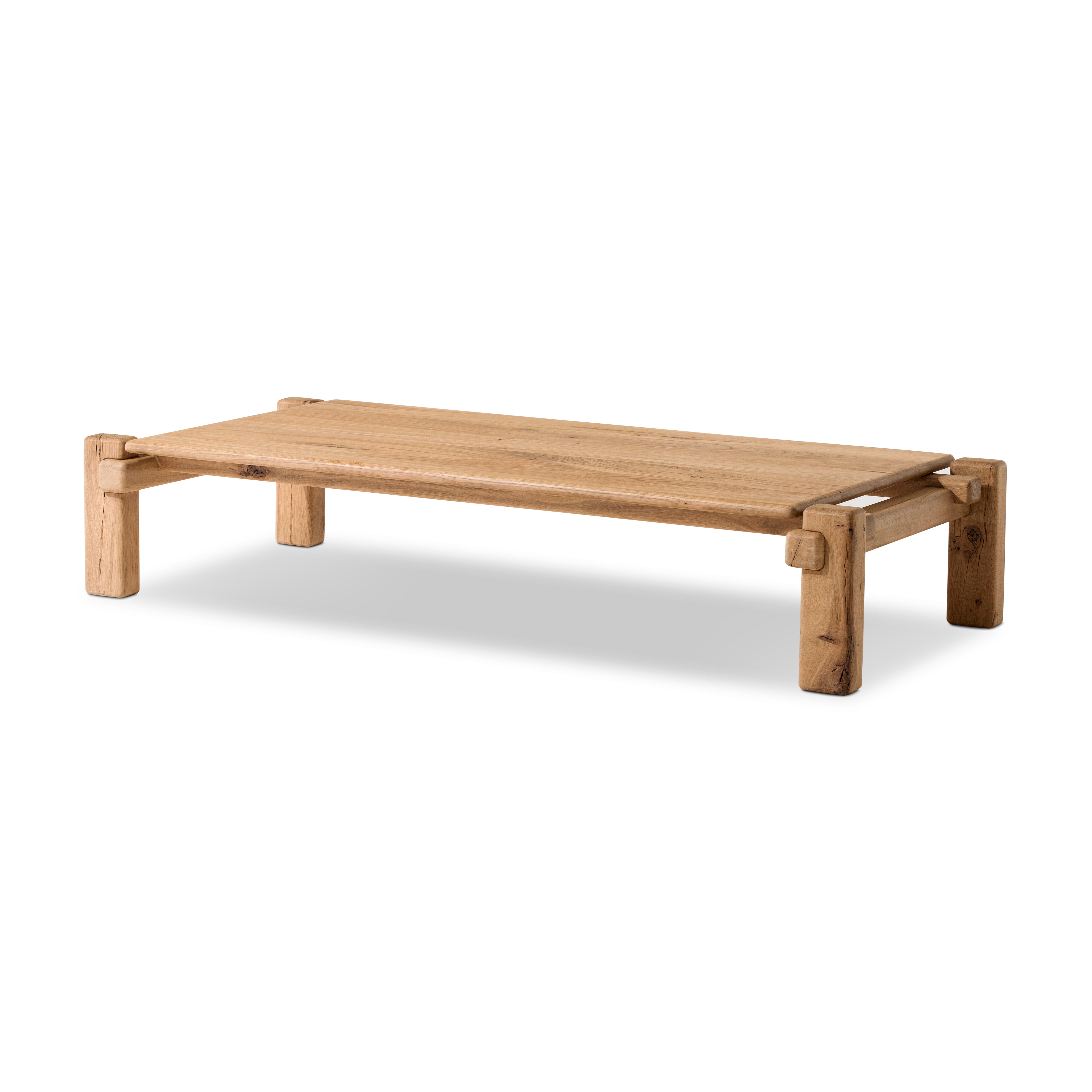 Marcia Large Coffee Table-French Oak - Image 0
