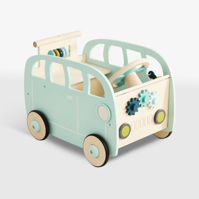 Wonder & Wise by Asweets Toddler Ride & Stride Push Walker/Ride On Toy - Image 0