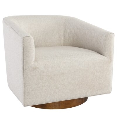 Soverall Upholstered Swivel Armchair - Image 0