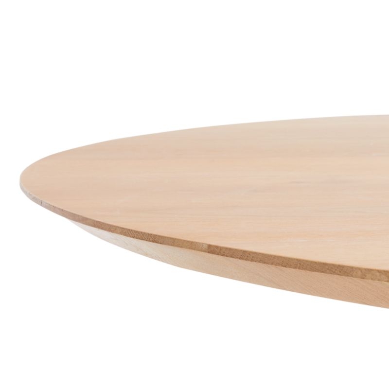 Apex White Oak 64" Round Dining Table - Image 3