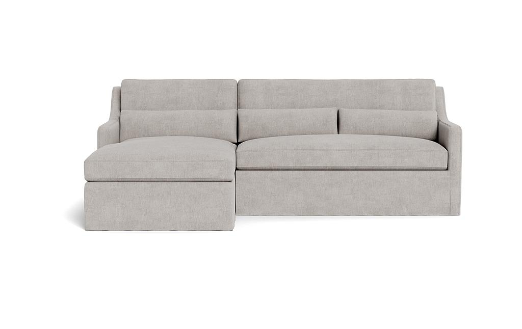 Ella Slipcovered 3-Seat Left Chaise Sectional - Image 0