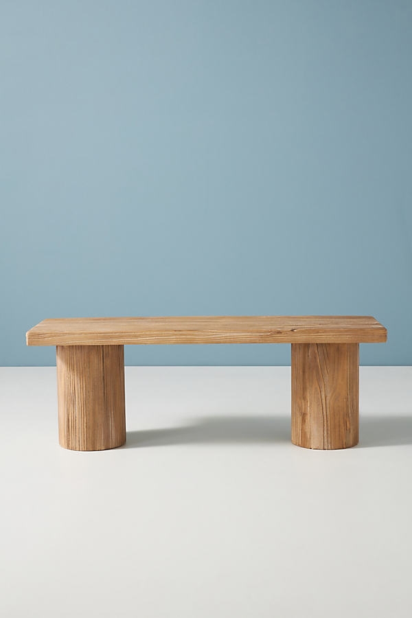 Margate Reclaimed Wood Bench By Anthropologie in Beige - Image 0