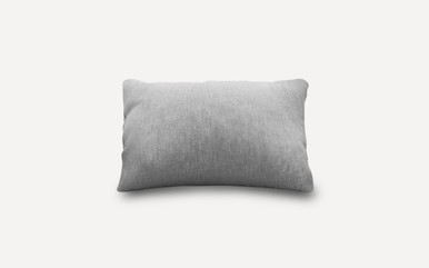 Mambo Lumbar Pillow - Crushed Gravel - Performance Basketweave - Image 1