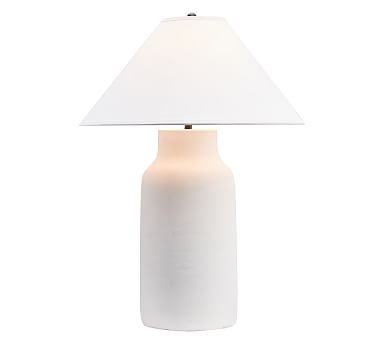 Pratt Column Table Lamp, White - Image 0