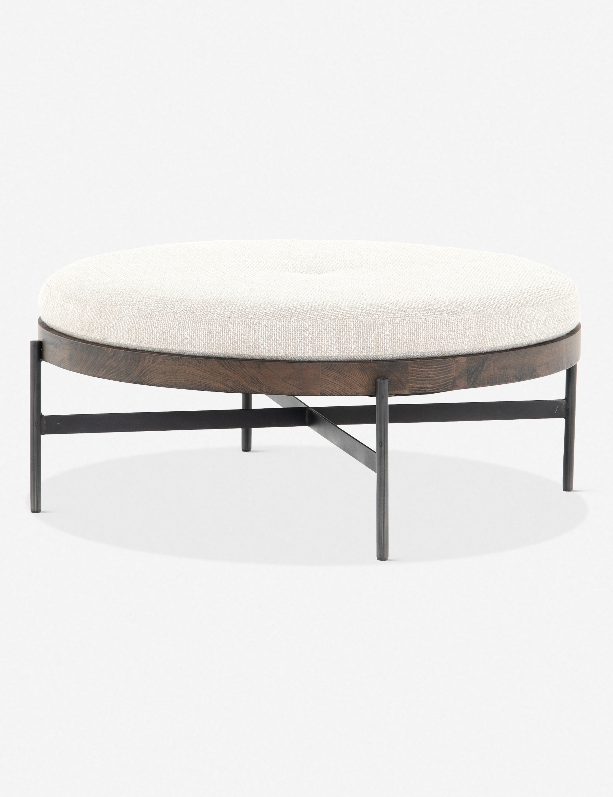 Emile Round Ottoman - Image 1