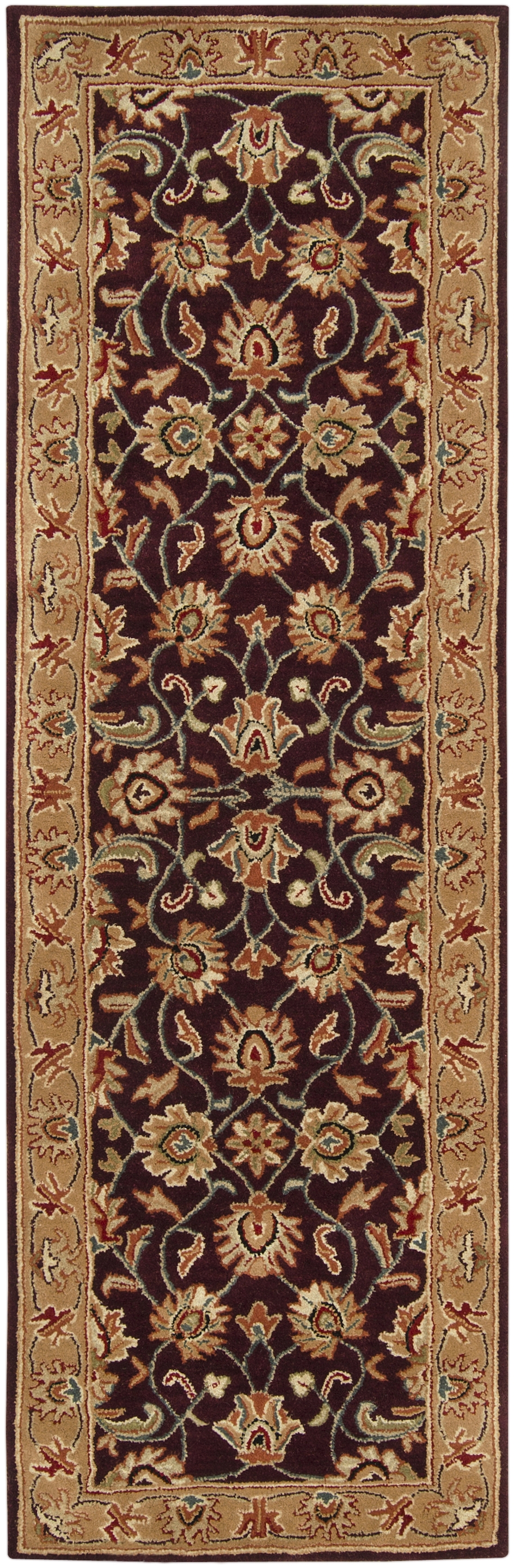 Caesar Brown Indoor 3' x 12' Handmade Rug - Image 0