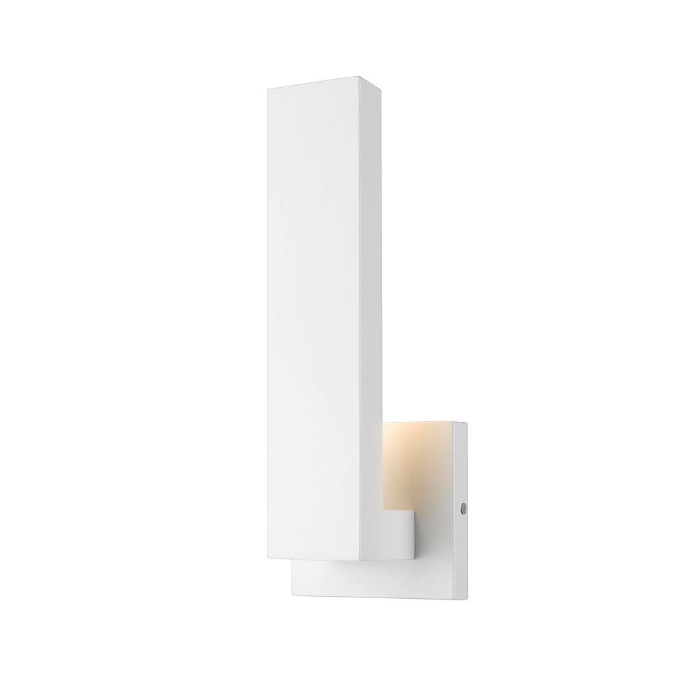 Filament Design 1-Light White LED Outdoor Sconce - Image 0