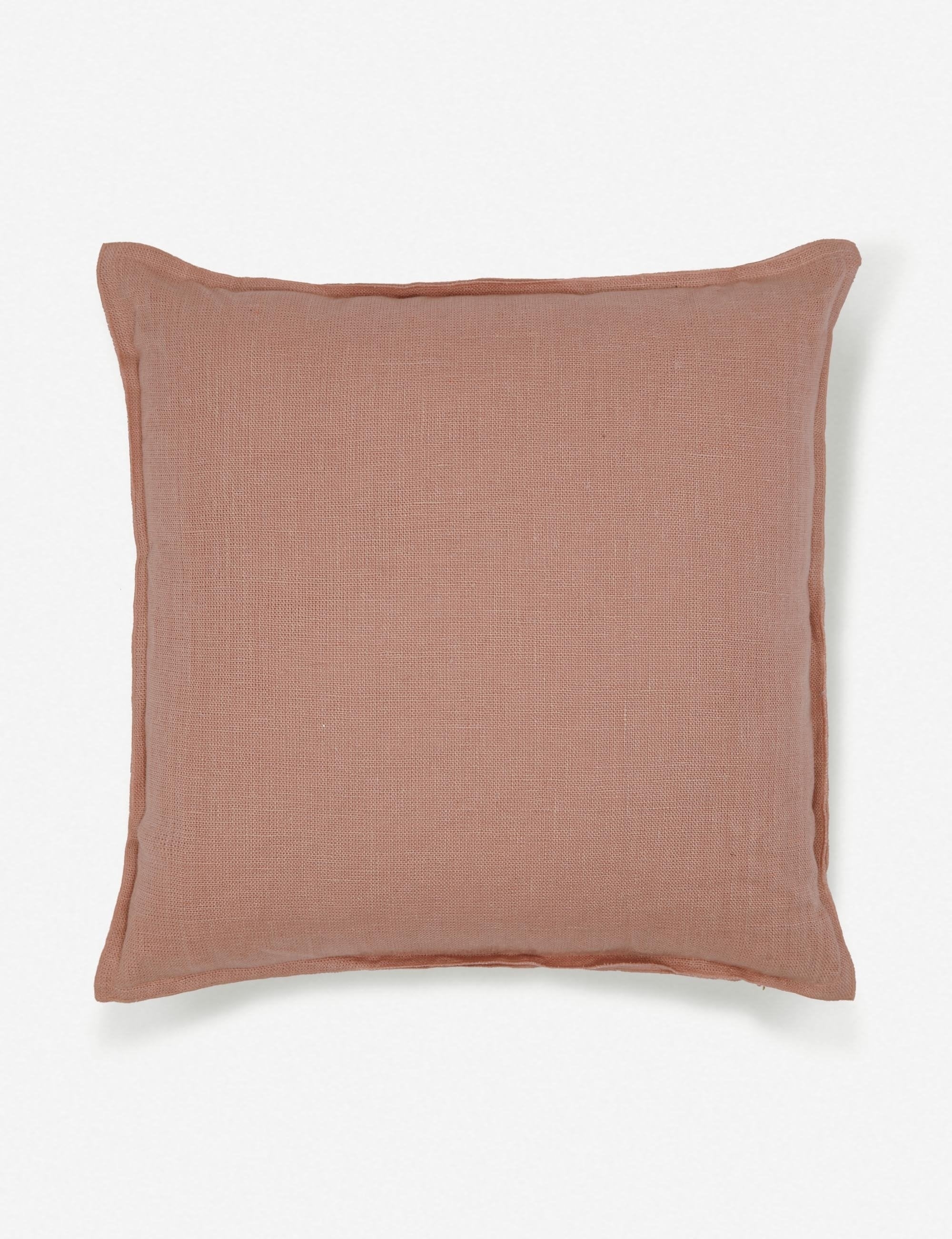 Arlo Linen Pillow - Aubergine / 13" x 20" - Image 70