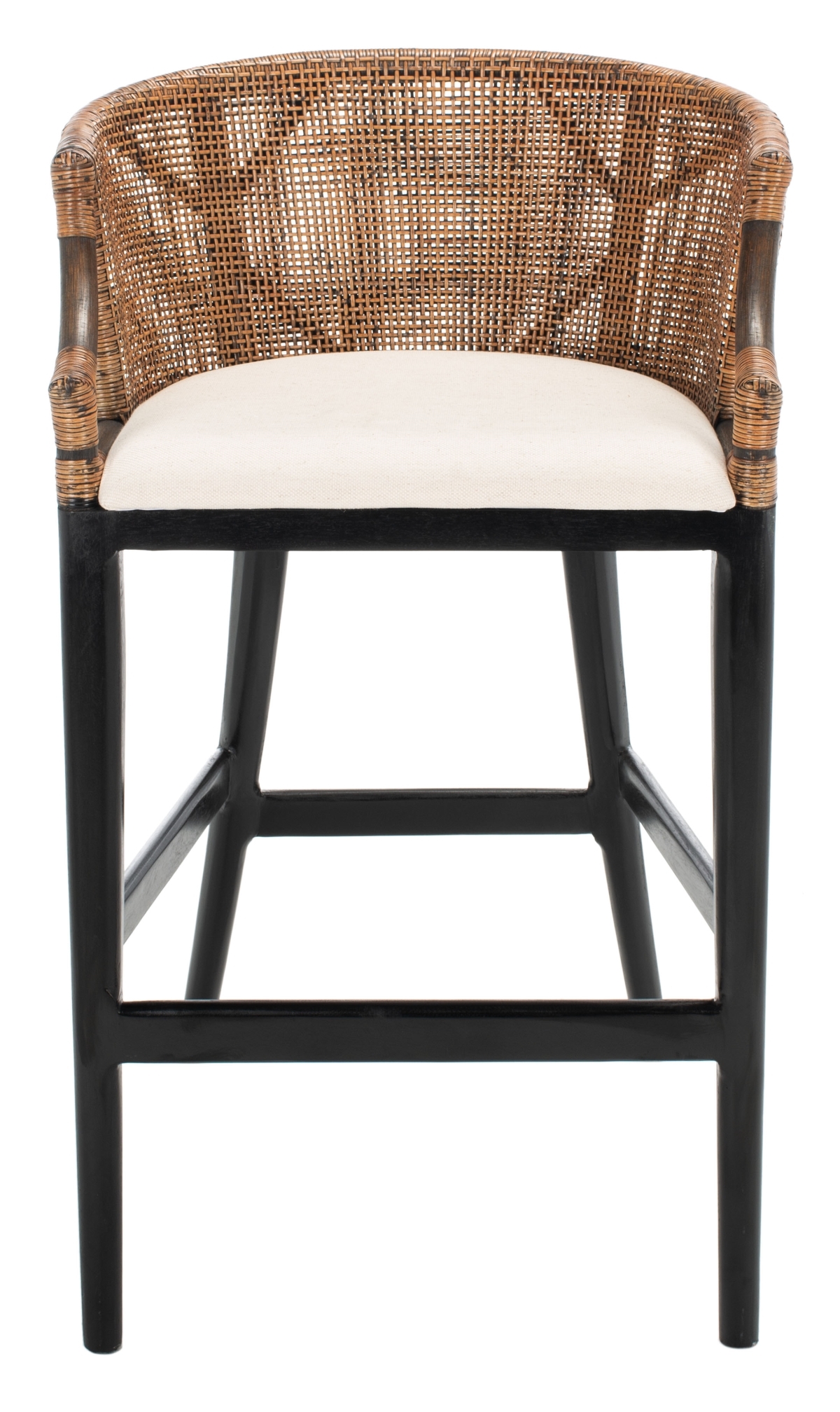 Brando Barstool - Brown / Black - Safavieh - Image 0