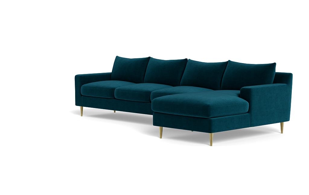 Sloan 4-Seat Right Chaise Sectional - Image 2