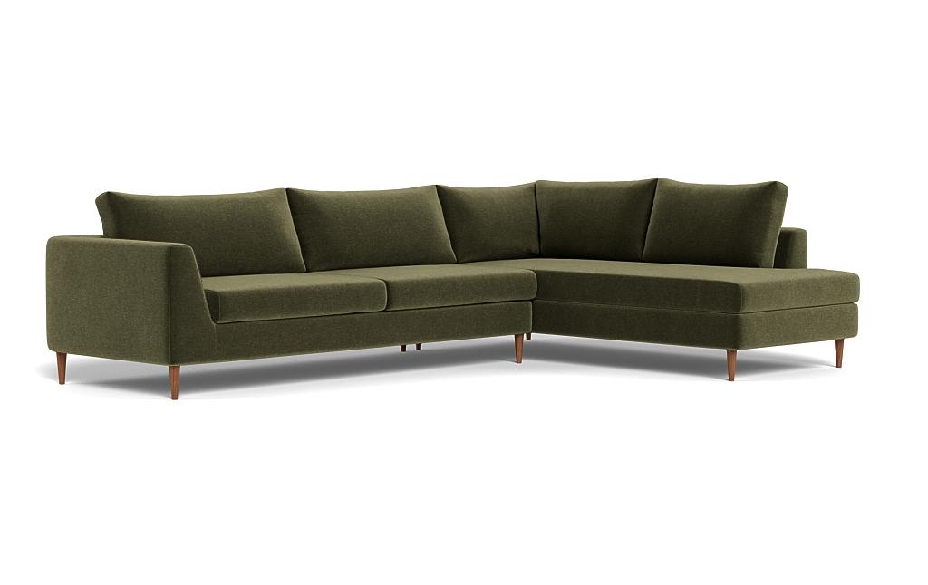 Asher 3-Seat Sectional with Right Bumper - Image 1