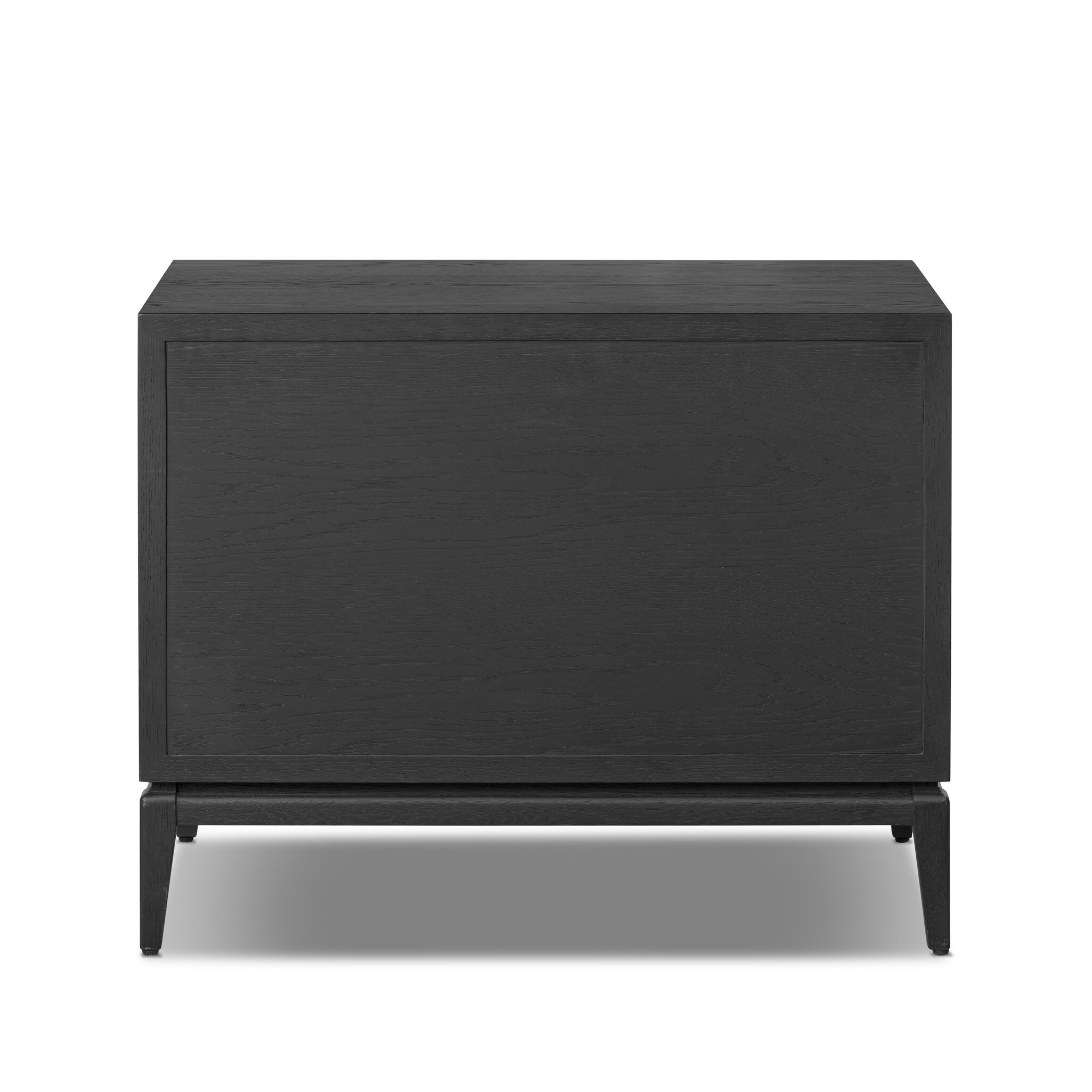 Rosenell Closed Nightstand - Black Oak Veneer - Image 9