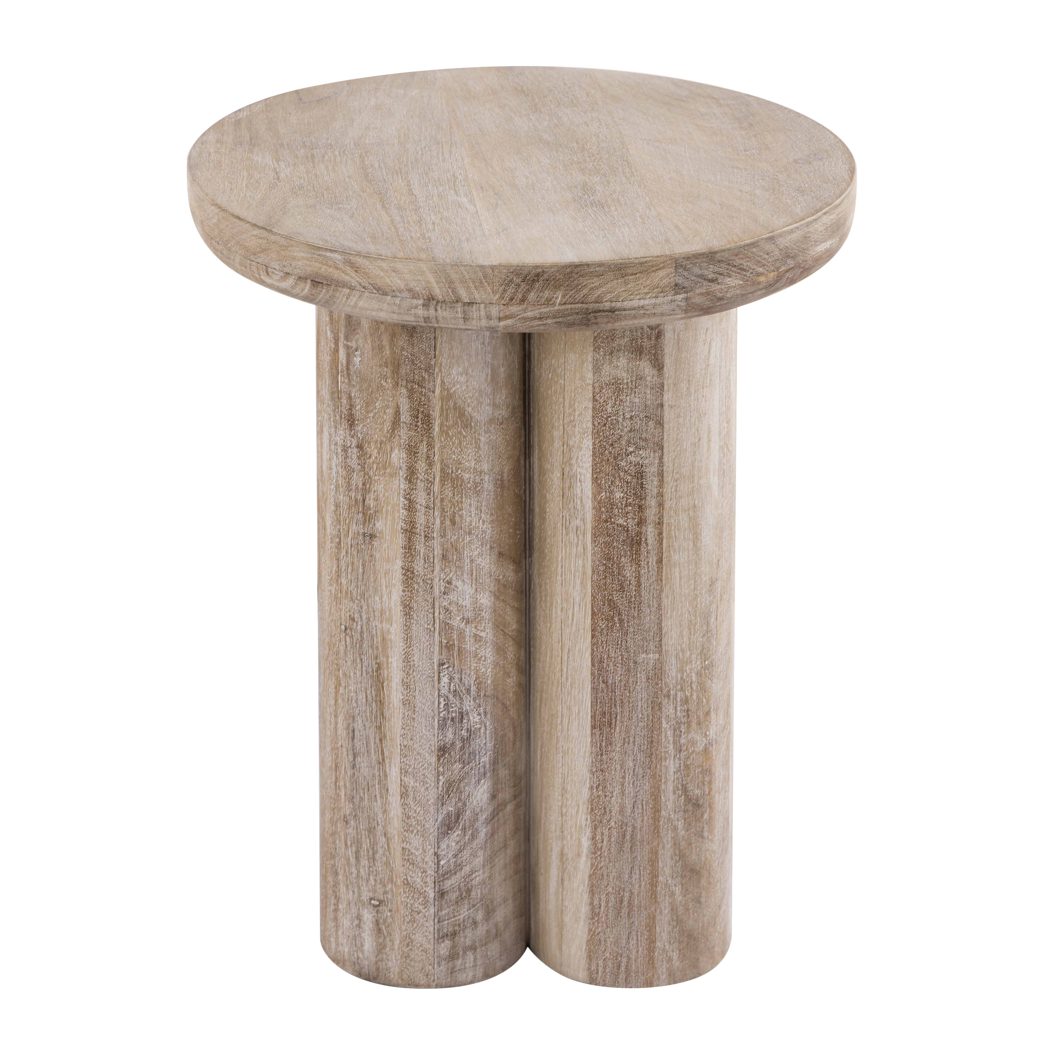 Morris Cerused Accent Table - Natural - Image 1