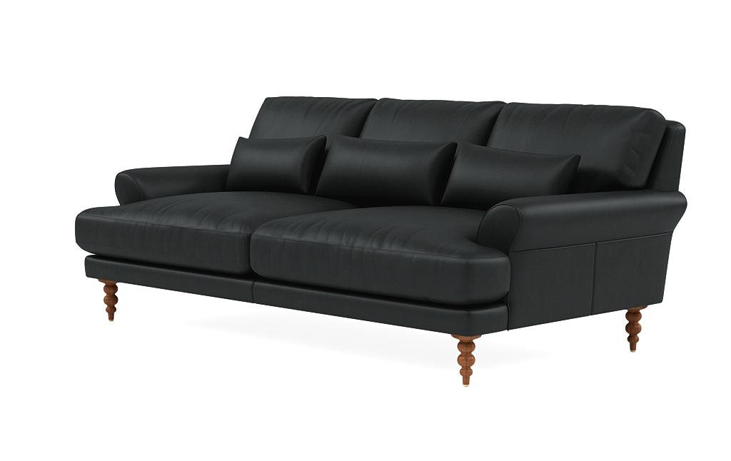 Maxwell Leather Loveseat by Apartment Therapy - Image 2