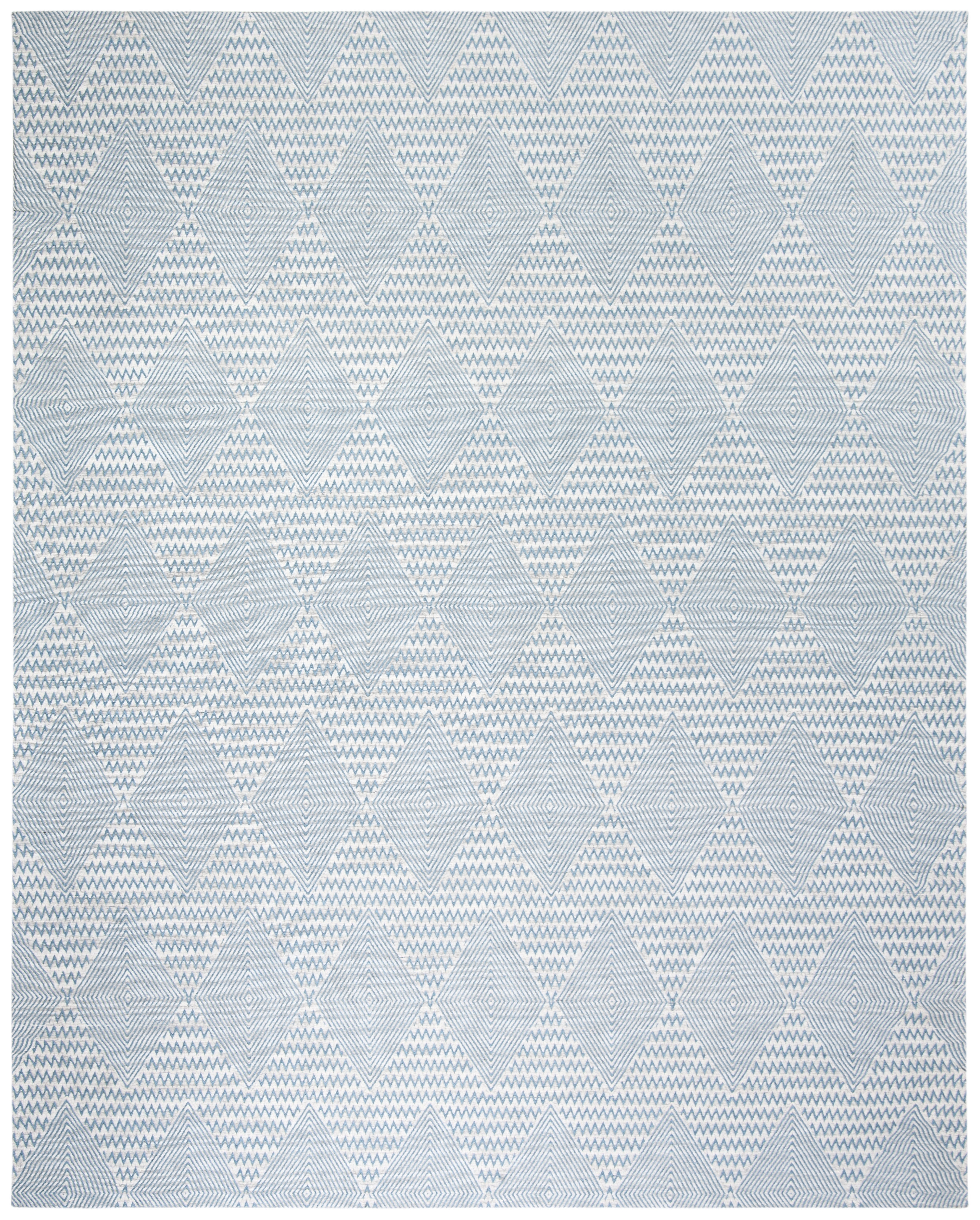 Arlo Home Hand Loomed Area Rug, MRB304M, Light Blue/Ivory,  8' X 10' - Image 0