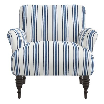 Chair In Philip Stripe Navy - Image 0