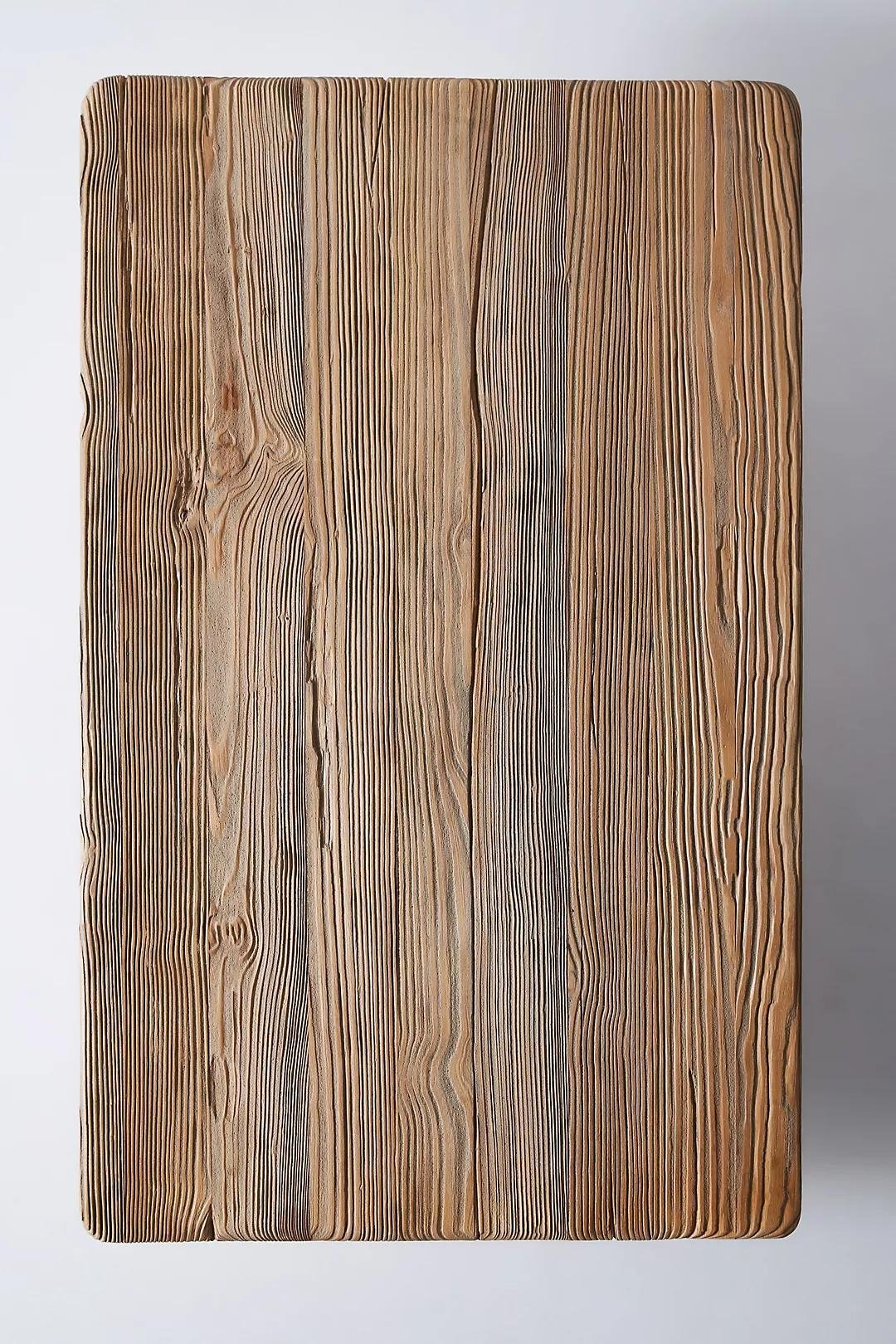 Margate Reclaimed Wood Coffee Table, Beige - Image 5