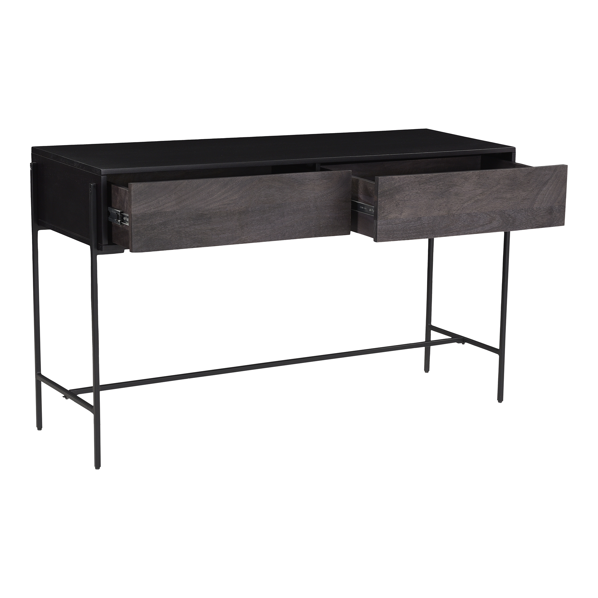 Tobin Console Table Charcoal Grey - Image 2