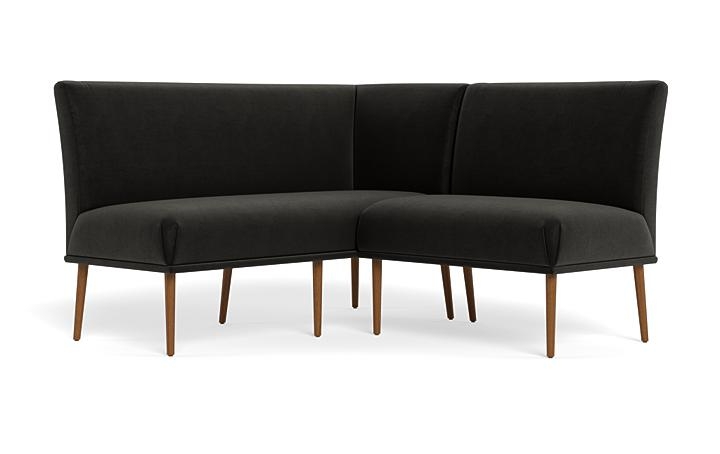 Dorian Upholstered Petite Left Banquette with Tufting Option - Image 2