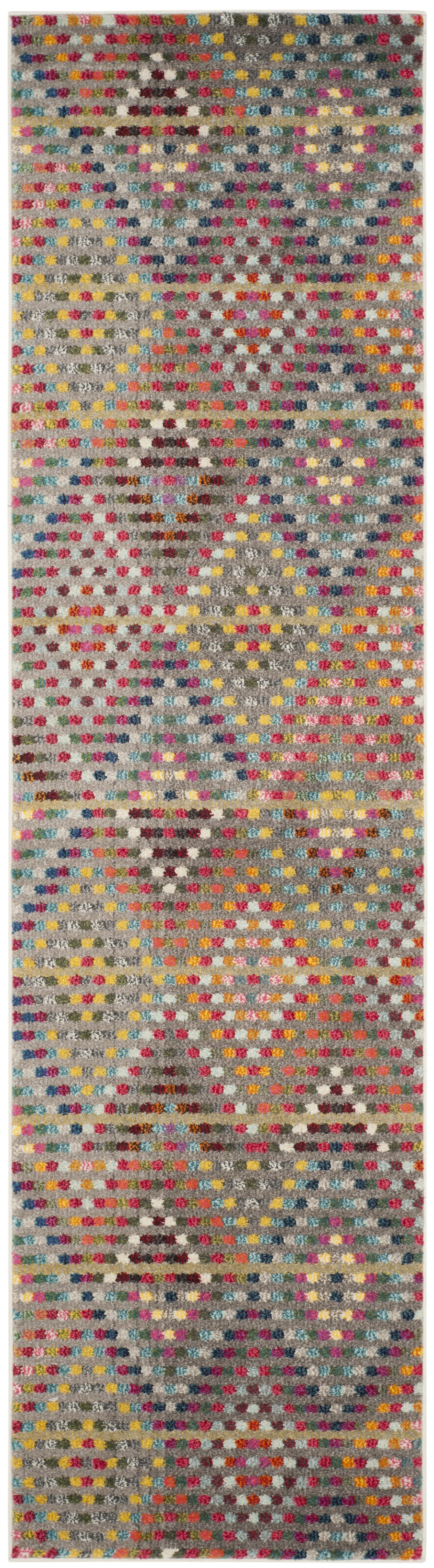 Arlo Home Woven Area Rug, MNC204F, Multi/Beige,  2' 2" X 10' - Image 0