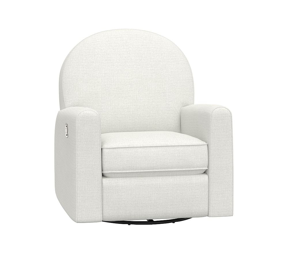 Jordan Recliner, Basketweave Slub, Ivory, - Image 0