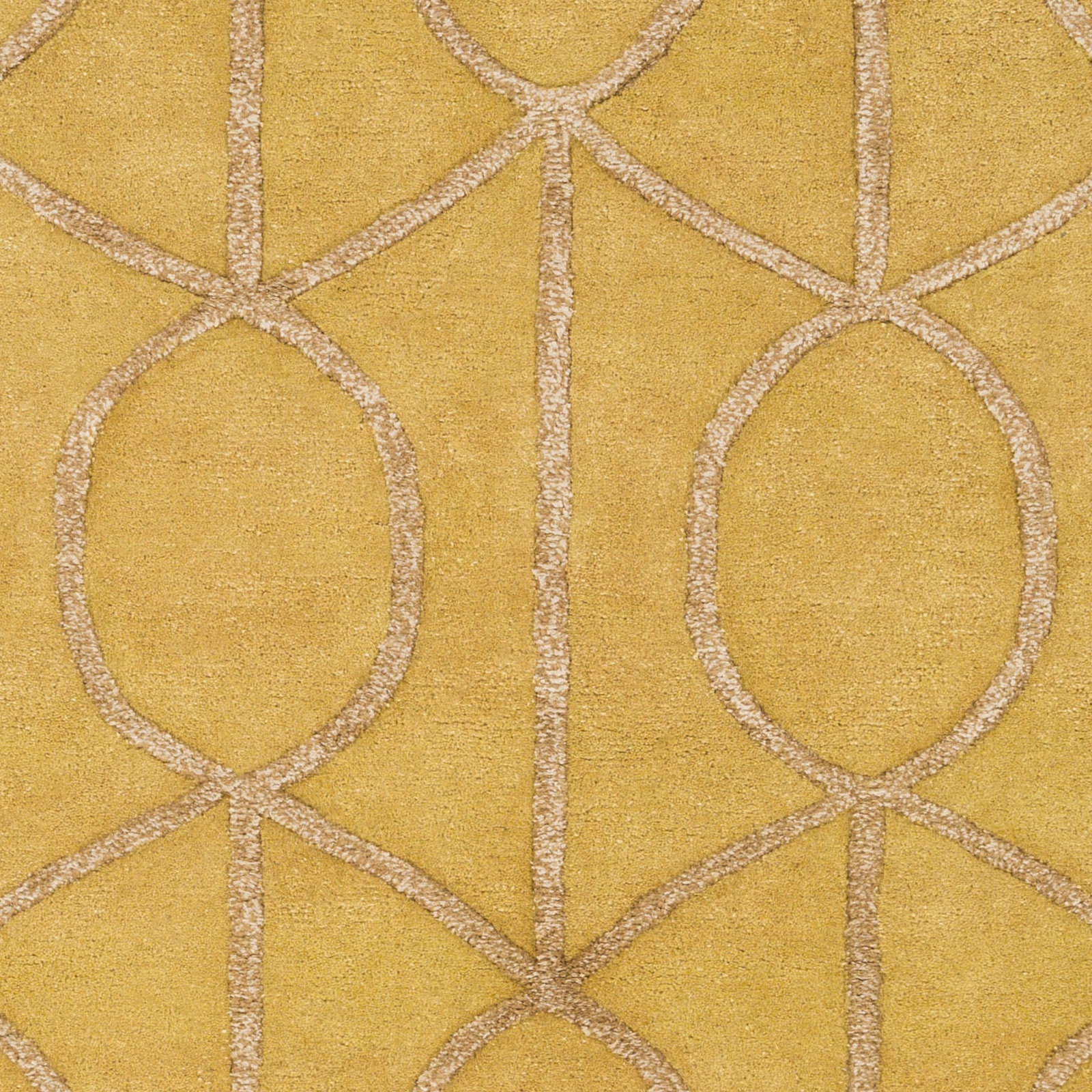 Urban Yellow Indoor 2' x 3' Handmade Rug - Image 1