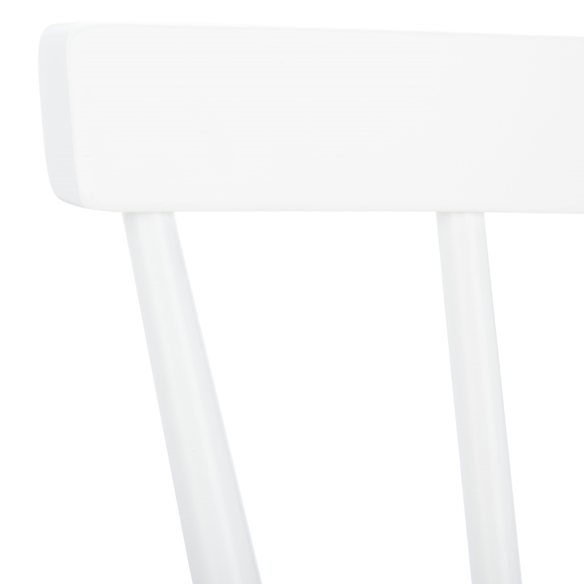 Winona Spindle Dining Chair - White / Natural - Safavieh - Image 2