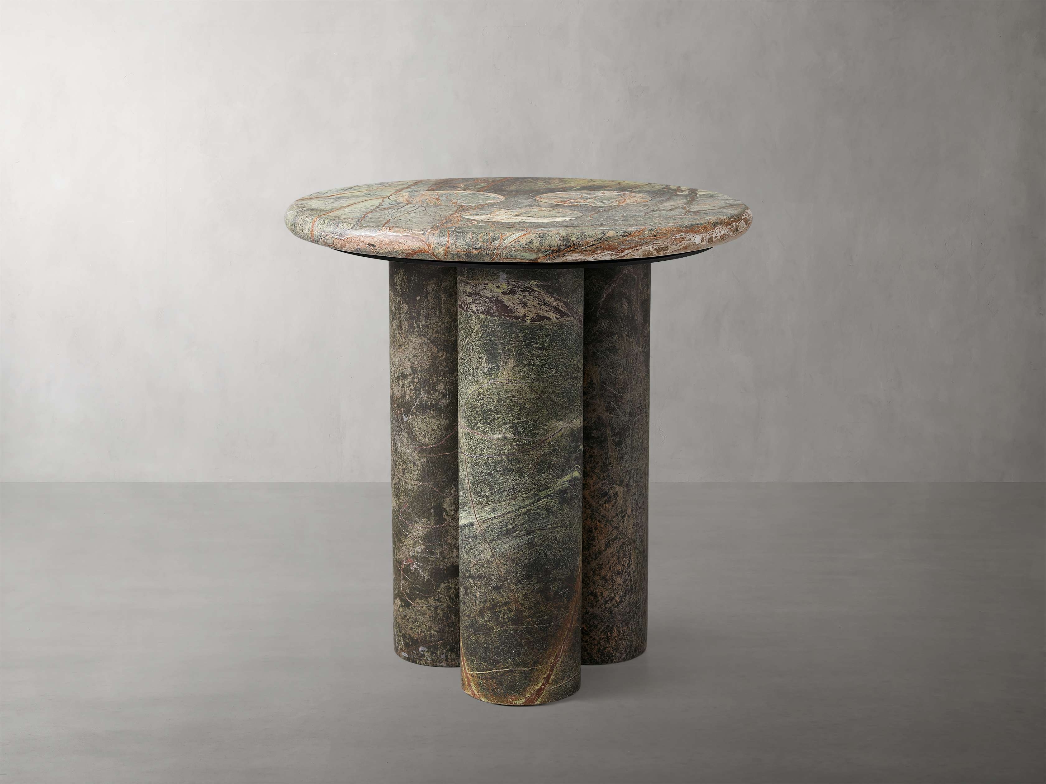 Serafin End Table in Stone Green  Forest - Image 0