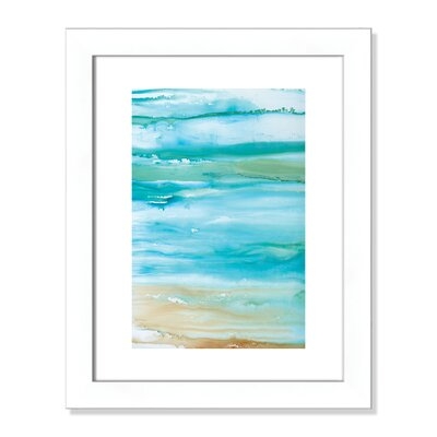 "Coastal Abstract II" Framed Print - Image 0