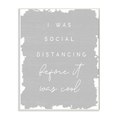 Social Distancing Before It’S Cool Sassy Hipster Phrase - Image 0