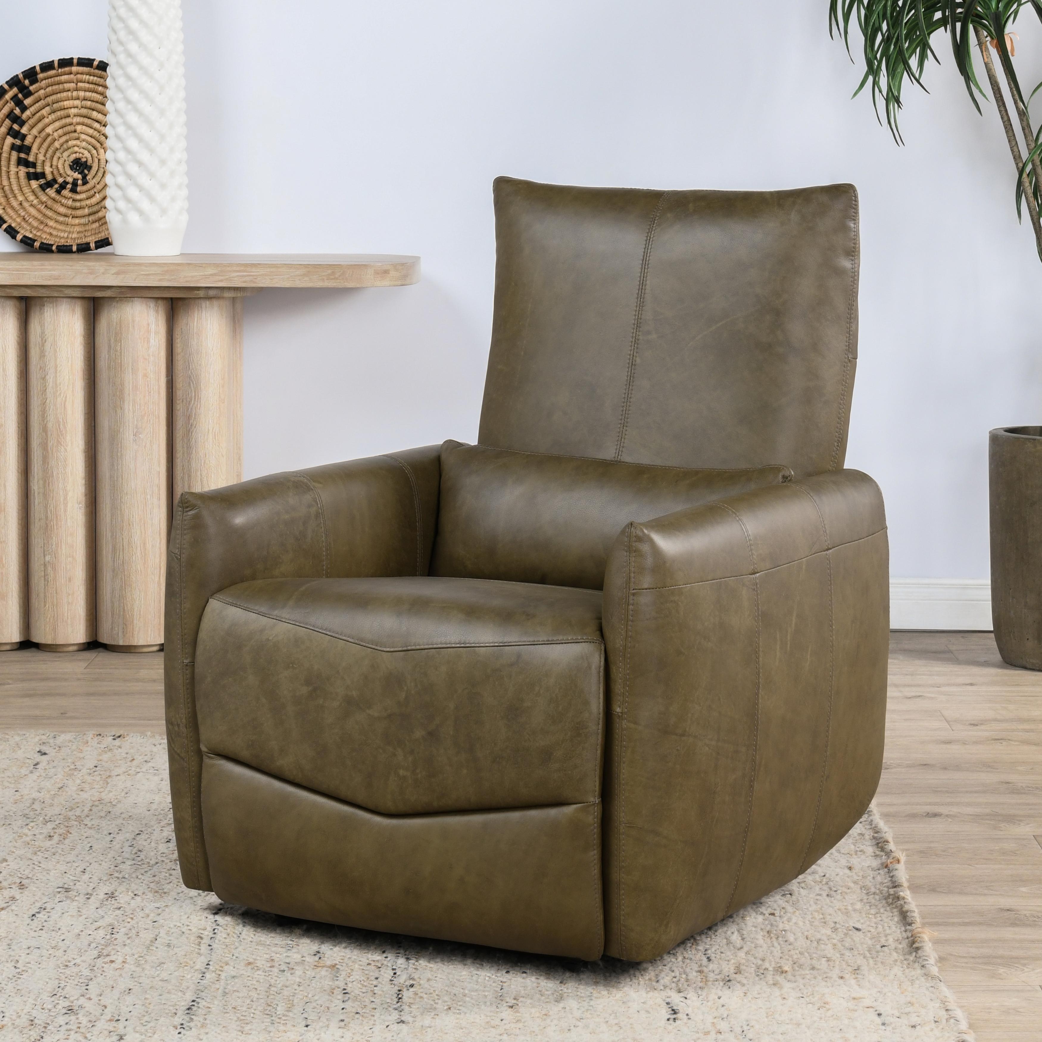 Thaya Power Recliner Chair Earth Brown - Image 7