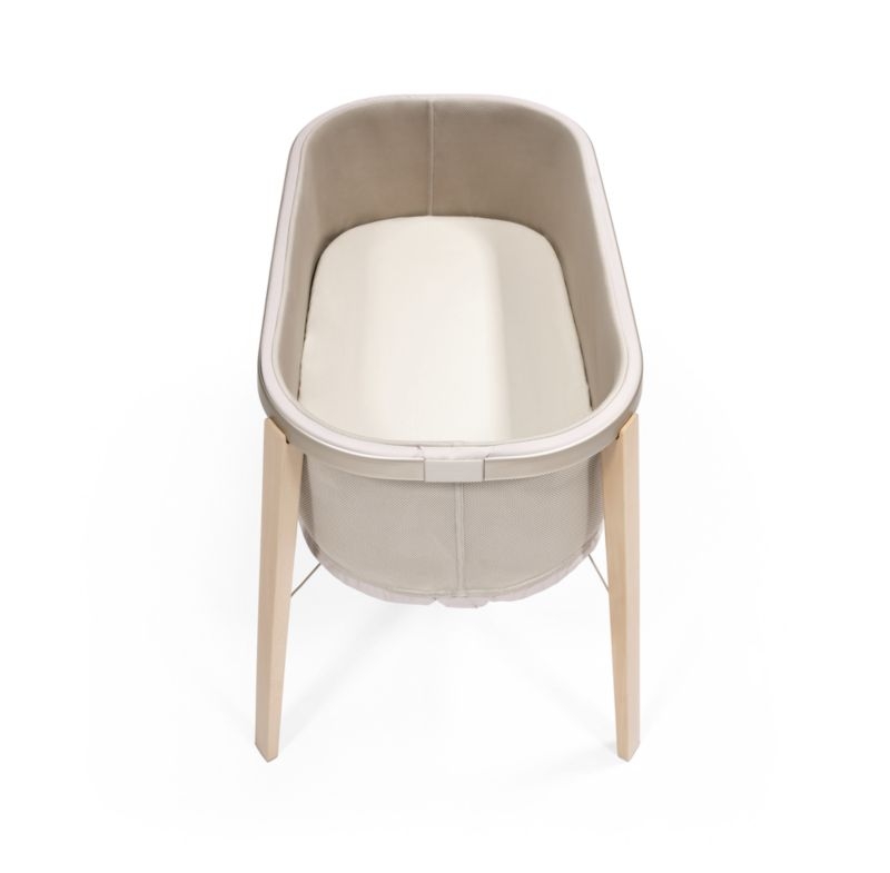 Stokke ® Snoozi ™ Sandy Beige Adjustable Baby Bassinet - Image 10